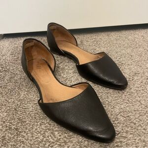 J. Jill Black Leather Women's Flats